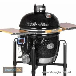 MONOLITH CLASSIC BBQ GURU Keramikgrill PRO-Serie 2.0 Schwarz Mit Gestell Und Seitentischen -Outdoorchef-ausverkauf monolith classic bbq guru keramikgrill pro serie 20 schwarz mit gestell und seitentischen m 4