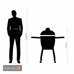 MONOLITH CLASSIC BBQ GURU Keramikgrill PRO-Serie 2.0 Schwarz Mit Gestell Und Seitentischen -Outdoorchef-ausverkauf monolith classic bbq guru keramikgrill pro serie 20 schwarz mit gestell und seitentischen m 9