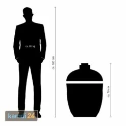 MONOLITH CLASSIC Keramikgrill PRO-Serie 2.0 Schwarz -Outdoorchef-ausverkauf monolith classic keramikgrill pro serie 20 schwarz m 8