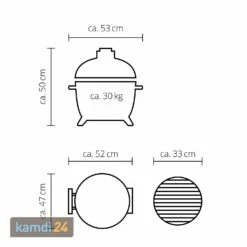 MONOLITH ICON Keramikgrill Inkl. Edelstahlgestell, Grillrost, Feuerbox Und Grillrostheber -Outdoorchef-ausverkauf monolith icon keramikgrill inkl edelstahlgestell grillrost feuerbox und grillrostheber m 9