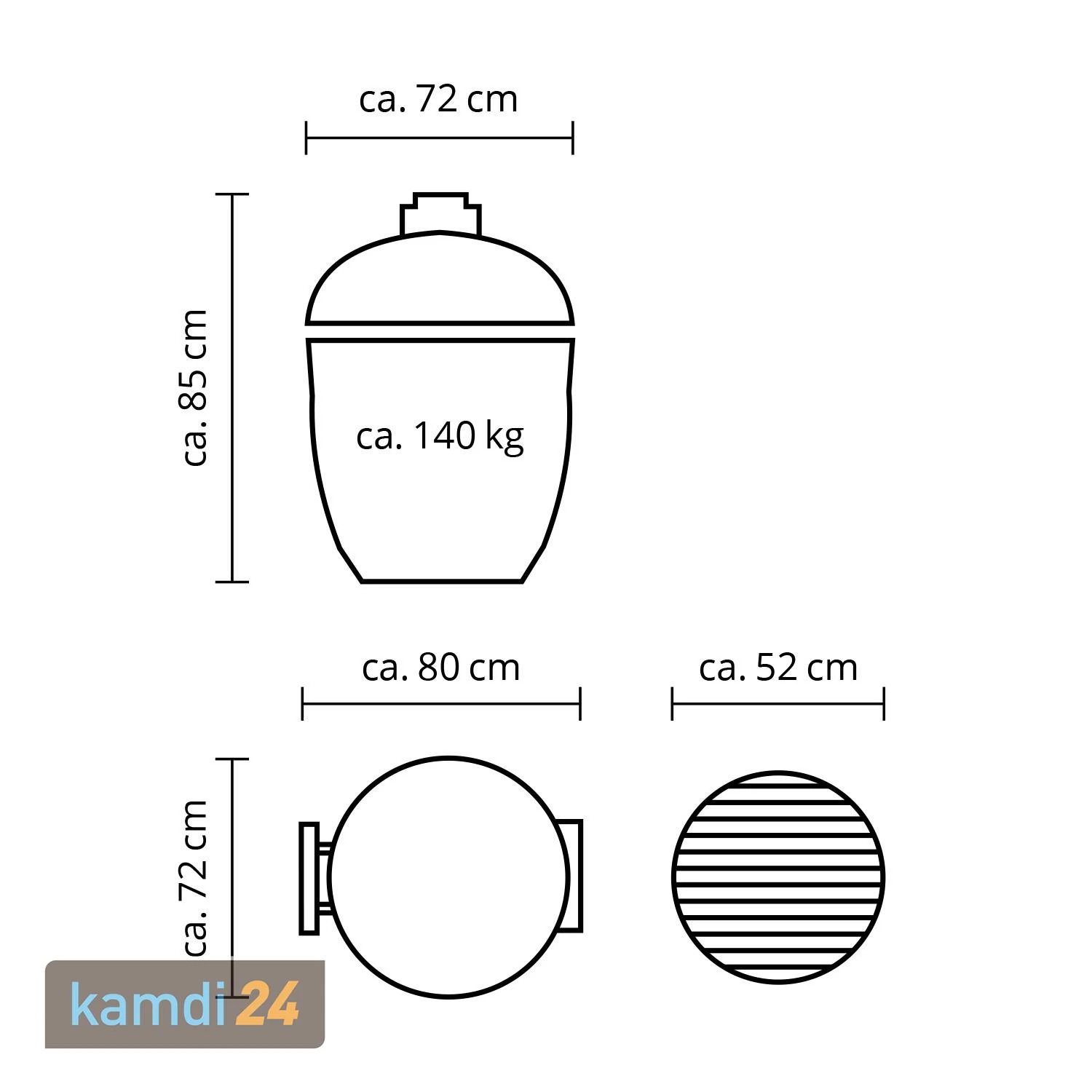 MONOLITH LeCHEF BBQ GURU Keramikgrill PRO-Serie 2.0 Schwarz 9 MONOLITH LeCHEF BBQ GURU Keramikgrill PRO-Serie 2.0 Schwarz – Bild 7