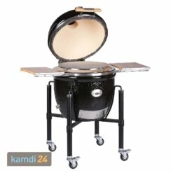 MONOLITH LeCHEF Keramikgrill PRO-Serie 2.0 Schwarz Mit Gestell Und Seitentischen -Outdoorchef-ausverkauf monolith lechef keramikgrill pro serie 20 schwarz mit gestell und seitentischen m 3