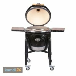 MONOLITH LeCHEF Keramikgrill PRO-Serie 2.0 Schwarz Mit Gestell Und Seitentischen -Outdoorchef-ausverkauf monolith lechef keramikgrill pro serie 20 schwarz mit gestell und seitentischen m 5