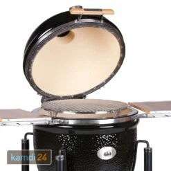 MONOLITH LeCHEF Keramikgrill PRO-Serie 2.0 Schwarz Mit Gestell Und Seitentischen -Outdoorchef-ausverkauf monolith lechef keramikgrill pro serie 20 schwarz mit gestell und seitentischen m 7