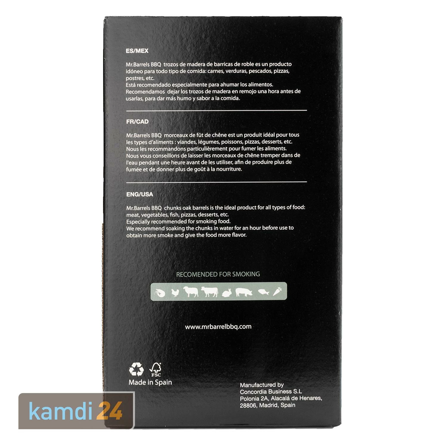 Mr. Barrel BBQ Chunks L Sweet White Wine, 1,35 Kg 4 Mr. Barrel BBQ Chunks L Sweet White Wine, 1,35 Kg – Bild 2