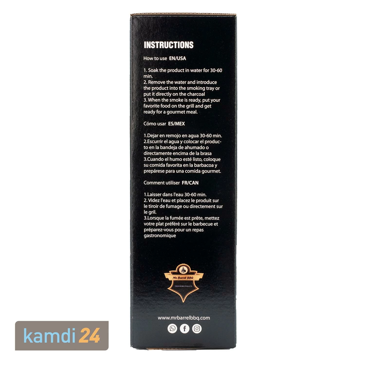 Mr. Barrel BBQ Chunks L Sweet White Wine, 1,35 Kg 5 Mr. Barrel BBQ Chunks L Sweet White Wine, 1,35 Kg – Bild 3