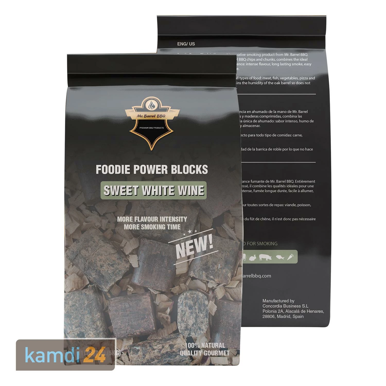 Mr. Barrel BBQ Foodie Power Blocks XL Sweet White Wine, 5 Kg 4 Mr. Barrel BBQ Foodie Power Blocks XL Sweet White Wine, 5 Kg – Bild 2