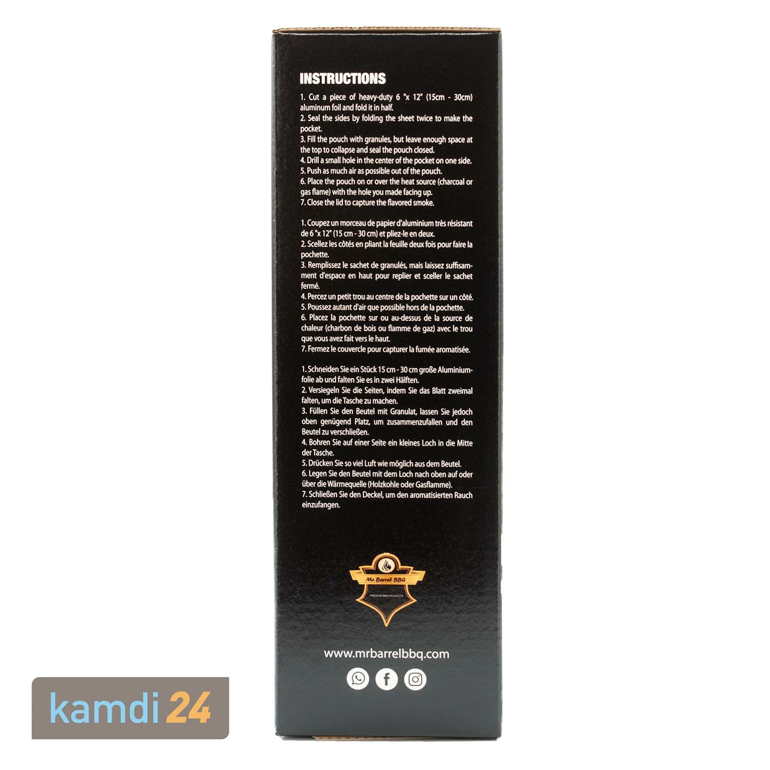 Mr. Barrel BBQ Smoking Pellets L Peach, 2 Kg 4 Mr. Barrel BBQ Smoking Pellets L Peach, 2 Kg – Bild 2