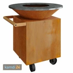 OFYR Classic Corten 100 Grill & Feuerstelle Upgrade-Set Zum PRO Mit Teakholz-Block -Outdoorchef-ausverkauf ofyr classic corten 100 grill feuerstelle upgrade set zum pro mit teakholz block 22282 m 4