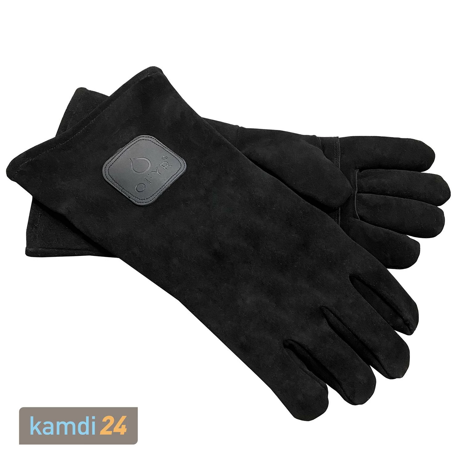 OFYR Grillhandschuhe Wildleder Schwarz 3 OFYR Grillhandschuhe Wildleder Schwarz