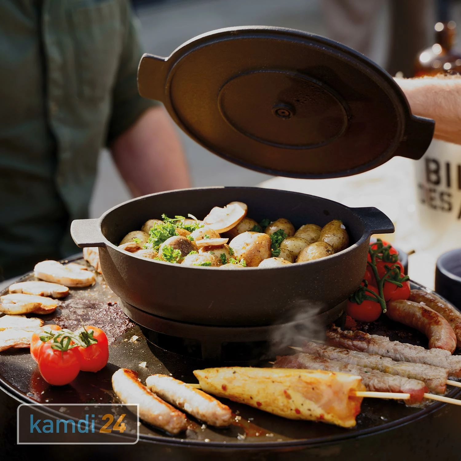 OFYR Outdoor Topf-Set Gusseisen Ø 21 Und 26 Cm 11 OFYR Outdoor Topf-Set Gusseisen Ø 21 Und 26 Cm – Bild 9