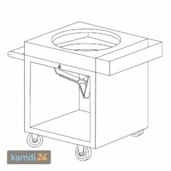 OFYR Sockel Black 65 PRO Beton Für Kamado BGE -Outdoorchef-ausverkauf ofyr sockel black 65 pro beton fuer kamado xy 22501 m 5