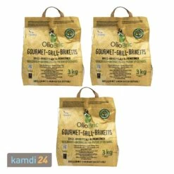 OlioBric Grill-Briketts, Eiform, 3 X 3 Kg (9 Kg) -Outdoorchef-ausverkauf oliobric grill briketts eiform 3 x 3 kg 9 kg 17386 m 1
