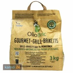 OlioBric Grill-Briketts, Eiform, 3 X 3 Kg (9 Kg) -Outdoorchef-ausverkauf oliobric grill briketts eiform 3 x 3 kg 9 kg 17386 m 3