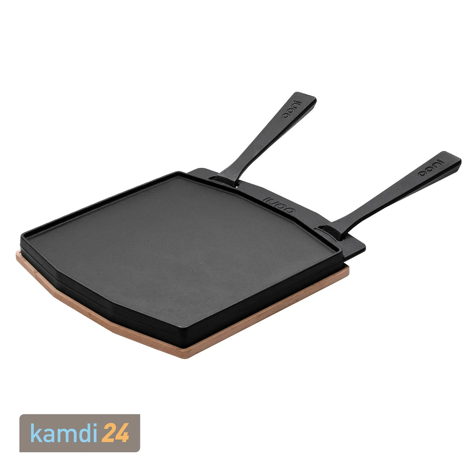 Ooni Doppelseitige Grillpfanne Aus Gusseisen Inkl. Untersetzer 4 Ooni Doppelseitige Grillpfanne Aus Gusseisen Inkl. Untersetzer – Bild 2