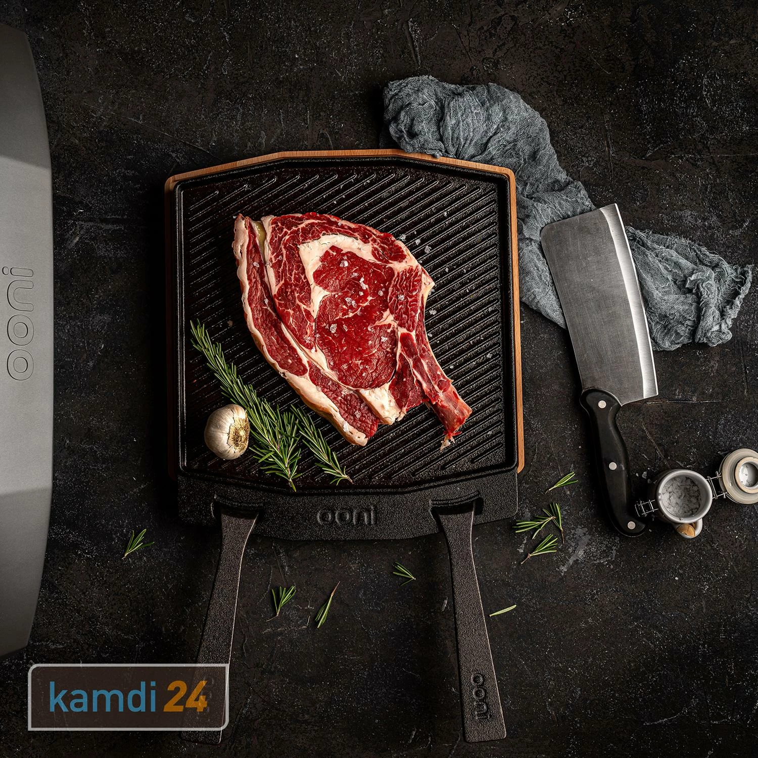 Ooni Doppelseitige Grillpfanne Aus Gusseisen Inkl. Untersetzer 13 Ooni Doppelseitige Grillpfanne Aus Gusseisen Inkl. Untersetzer – Bild 11