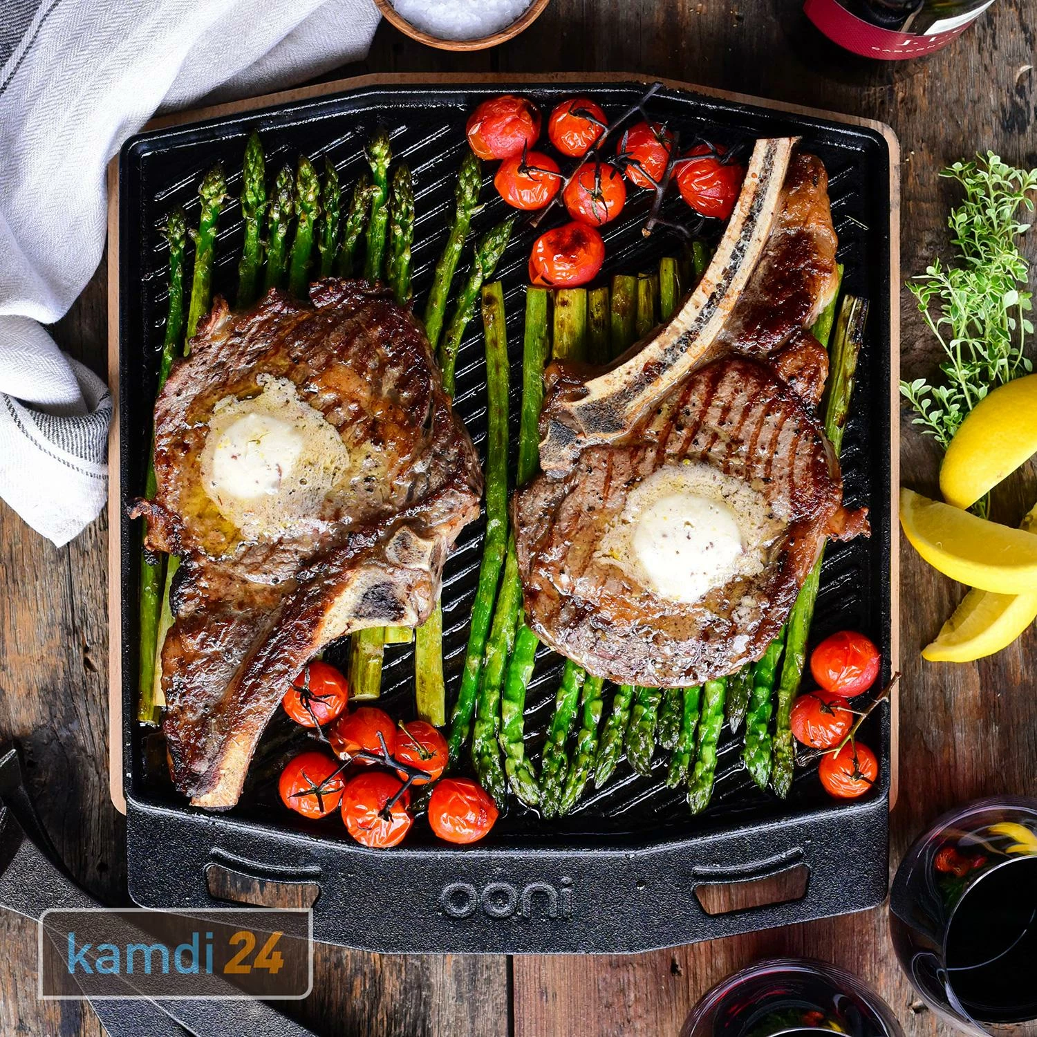 Ooni Doppelseitige Grillpfanne Aus Gusseisen Inkl. Untersetzer 9 Ooni Doppelseitige Grillpfanne Aus Gusseisen Inkl. Untersetzer – Bild 7