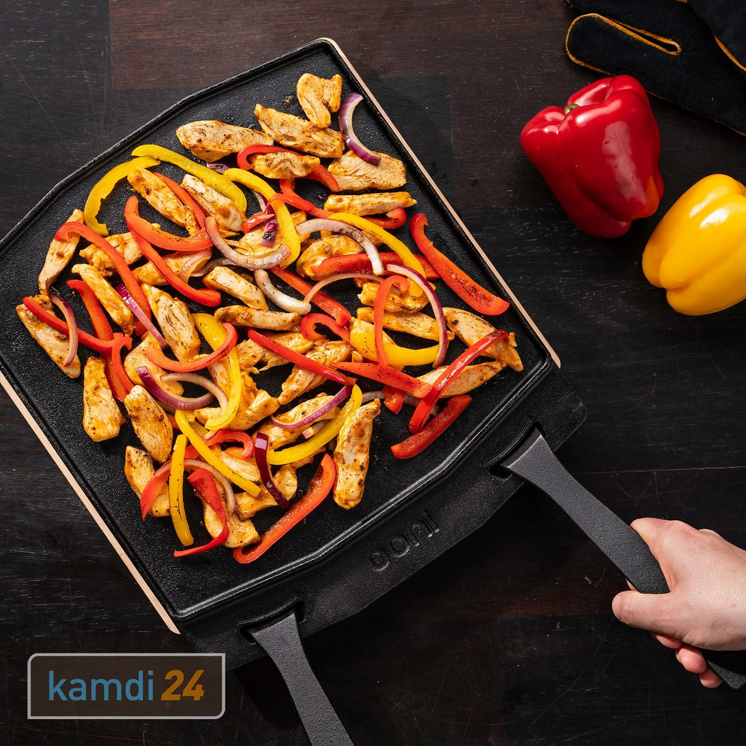 Ooni Doppelseitige Grillpfanne Aus Gusseisen Inkl. Untersetzer 11 Ooni Doppelseitige Grillpfanne Aus Gusseisen Inkl. Untersetzer – Bild 9