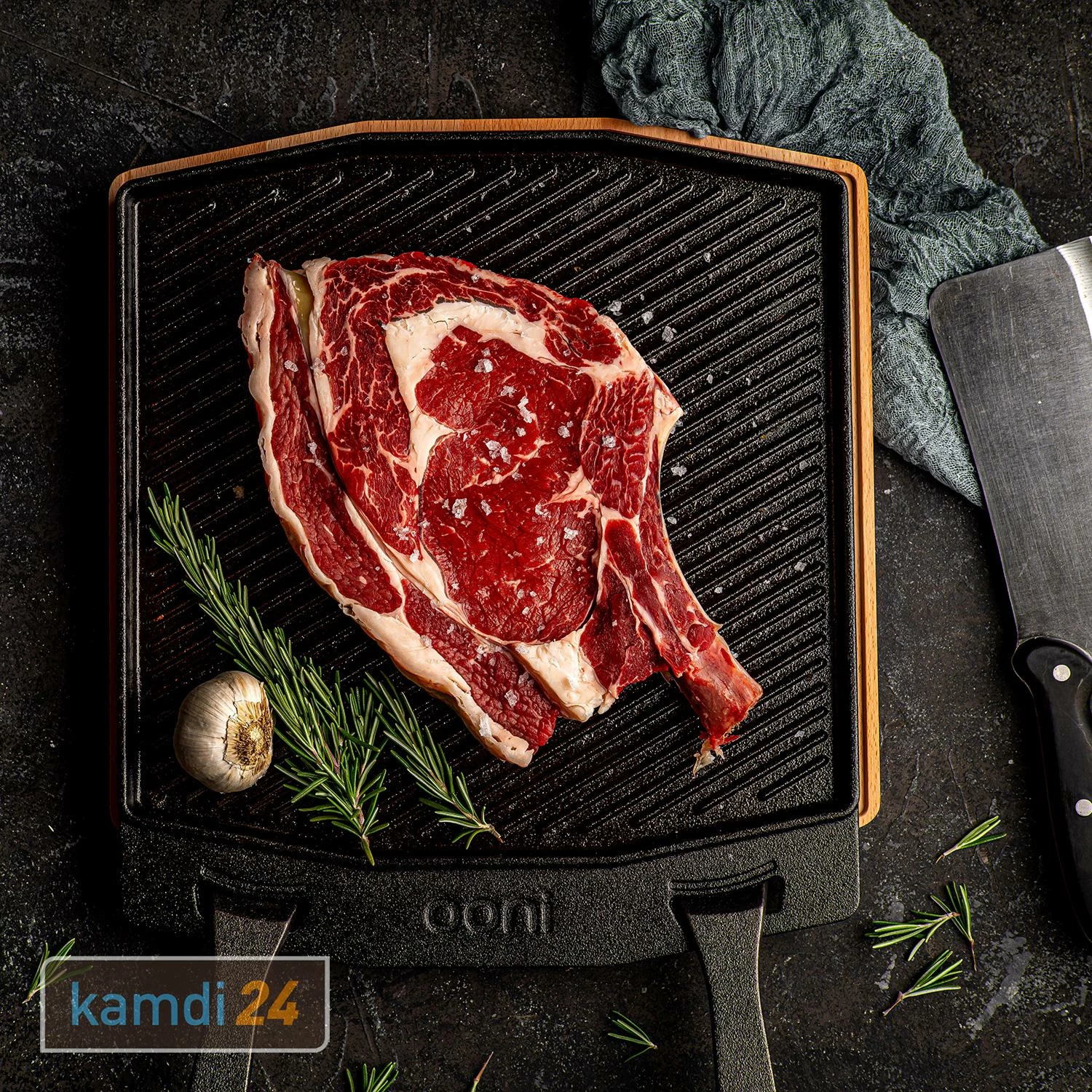 Ooni Doppelseitige Grillpfanne Aus Gusseisen Inkl. Untersetzer 12 Ooni Doppelseitige Grillpfanne Aus Gusseisen Inkl. Untersetzer – Bild 10