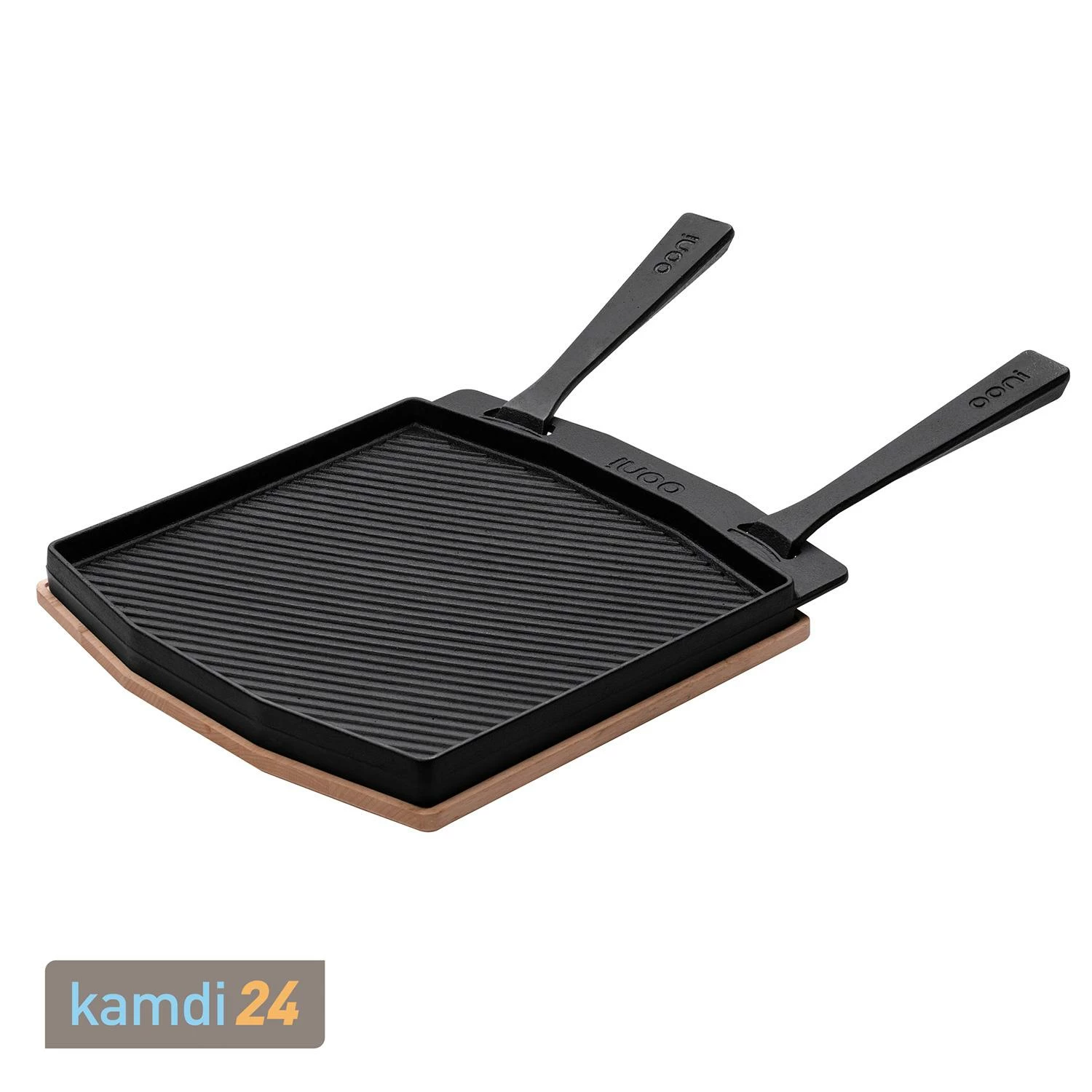 Ooni Doppelseitige Grillpfanne Aus Gusseisen Inkl. Untersetzer 3 Ooni Doppelseitige Grillpfanne Aus Gusseisen Inkl. Untersetzer