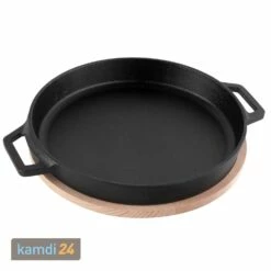 Ooni Runde Pfanne Aus Gusseisen Inkl. Untersetzer -Outdoorchef-ausverkauf ooni runde pfanne aus gusseisen inkl untersetzer 24186 m 2