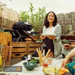 Outdoorchef P-420 G Minichef Gas-Kugelgrill + Abdeckhaube -Outdoorchef-ausverkauf outdoorchef p 420 g minichef gas kugelgrill abdeckhaube 11665 m 6