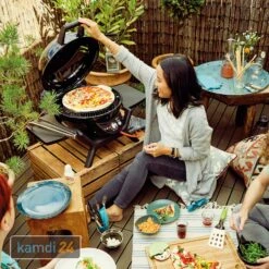 Outdoorchef P-420 G Minichef Gas-Kugelgrill + Abdeckhaube -Outdoorchef-ausverkauf outdoorchef p 420 g minichef gas kugelgrill abdeckhaube 11665 m 7