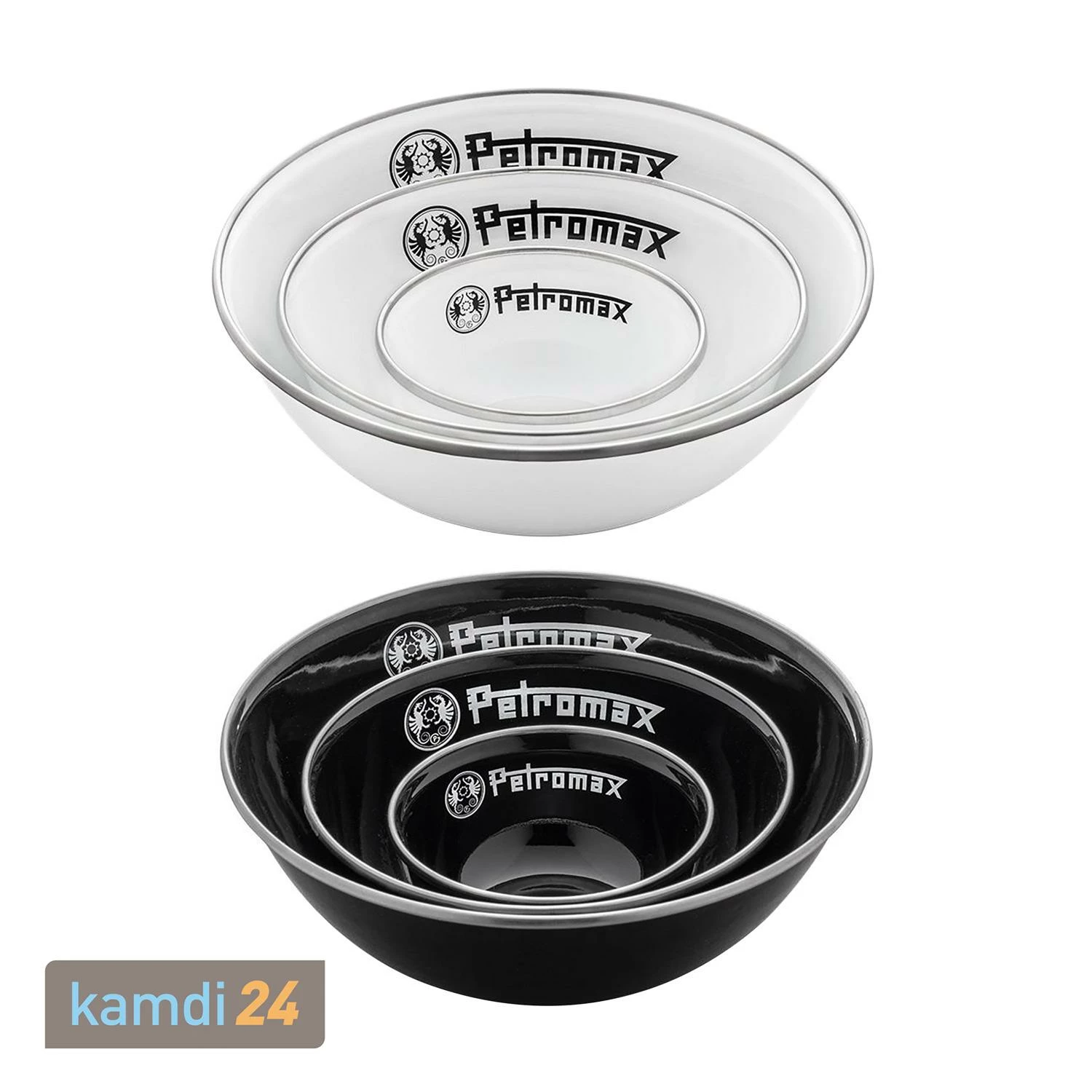 Petromax Emaille-Schalen Weiß 2er-Set 500 Ml 14 Petromax Emaille-Schalen Weiß 2er-Set 500 Ml – Bild 12