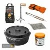Petromax Feuertopf Ft6 Set Mit 3 Kg TOM COCO Grill-Briketts, Deckelheber, Grillzange, Reiniger Und Handschuhen -Outdoorchef-ausverkauf petromax feuertopf ft6 set mit 3 kg tom coco grill briketts deckelheber grillzange reiniger und handschuhen