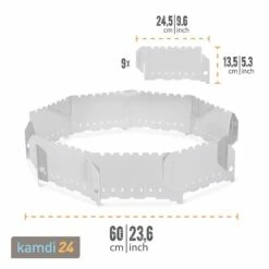 Petromax Steck-Windschutz Für Feuerstellen -Outdoorchef-ausverkauf petromax steck windschutz fuer feuerstellen 25409 m 7