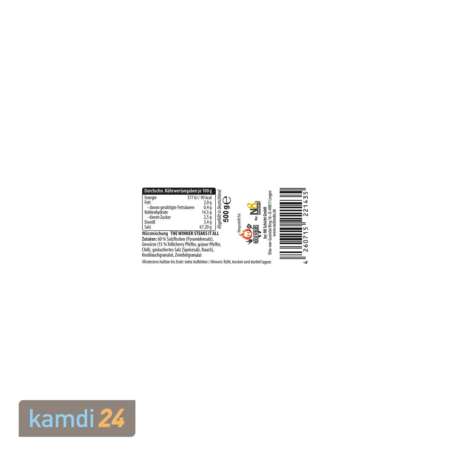 Rock'n'Rubs Beutel The Winner Steaks It All 500 G 4 Rock'n'Rubs Beutel The Winner Steaks It All 500 G – Bild 2