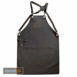 Rock'n'Rubs Grillschürze Leder Braun