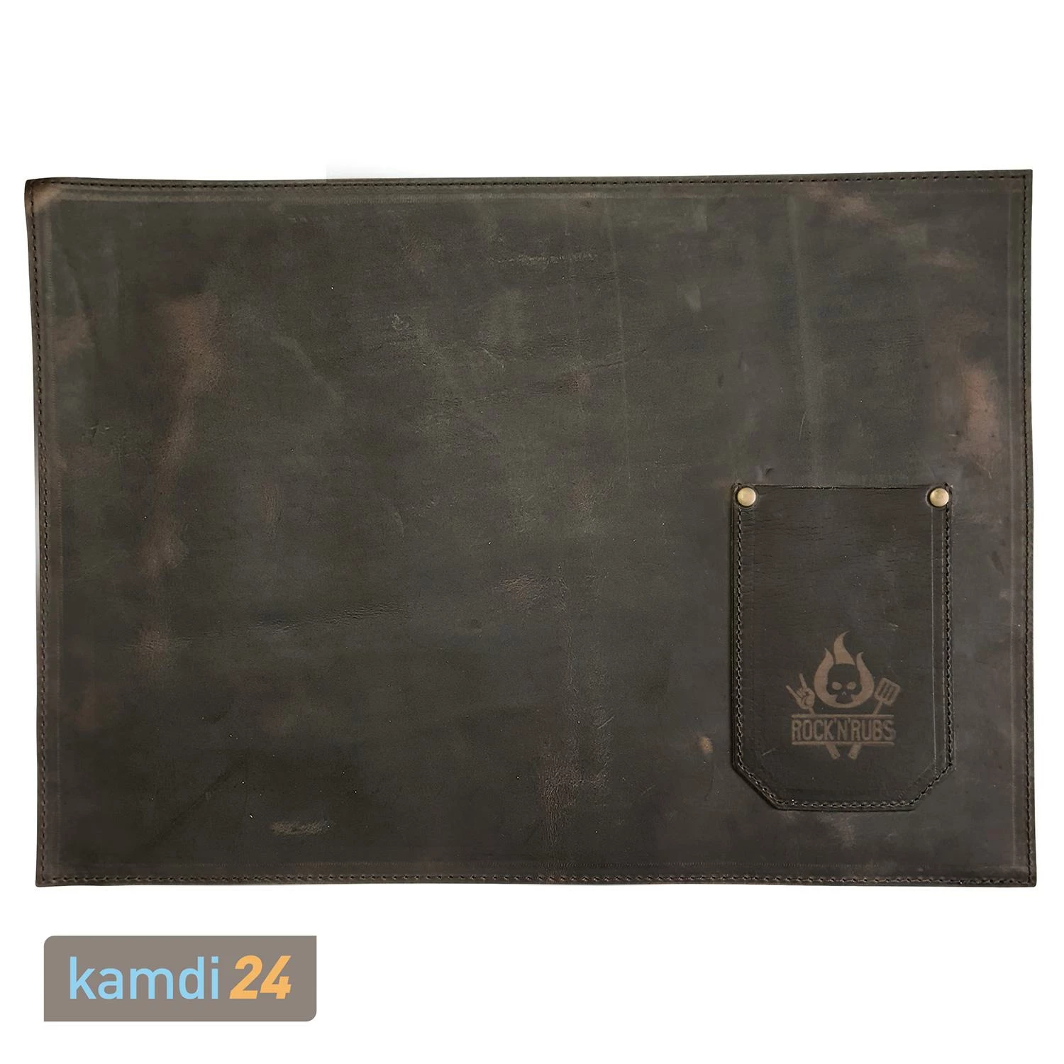 Rock'n'Rubs Tisch-Set Aus Leder Cognac Crunch 3 Rock'n'Rubs Tisch-Set Aus Leder Cognac Crunch