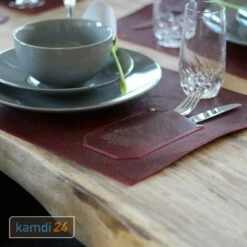 Rock'n'Rubs Tisch-Set Aus Leder Lila -Outdoorchef-ausverkauf rocknrubs tisch set aus leder lila 23971 m 2