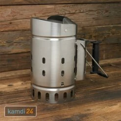 Rösle RÖSLE Anzündkamin Edelstahl + TOM COCO Grill-Kokoskohlebriketts 2er-Pack (6 Kg) -Outdoorchef-ausverkauf roesle anzuendkamin edelstahl tom coco grill kokoskohlebriketts 2er pack 6 kg 14817 m 3