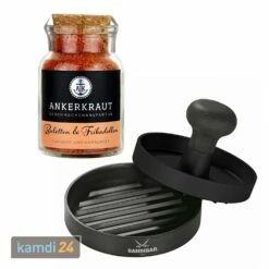 RÖSLE Burgerpresse Sansibar Mit Ankerkraut Gewürzmischung Buletten Und Frikadellen