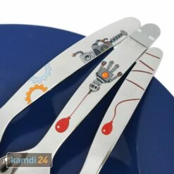 Rösle RÖSLE Kinderbesteck Kleiner Roboter Set 4-tlg. -Outdoorchef-ausverkauf roesle kinderbesteck kleiner roboter set 4 tlg 20087 m 5