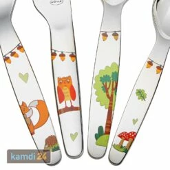 Rösle RÖSLE Kinderbesteck Waldfreunde Set 4-tlg. -Outdoorchef-ausverkauf roesle kinderbesteck waldfreunde set 4 tlg 20088 m 2