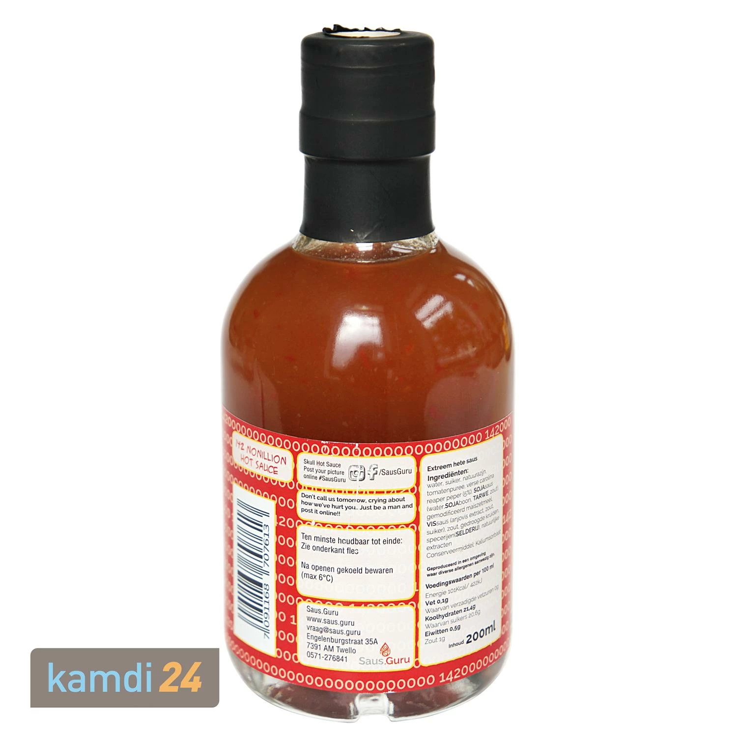 Saus.Guru Skull HOT Sauce - 142 Nonillion 200 Ml 7 Saus.Guru Skull HOT Sauce - 142 Nonillion 200 Ml – Bild 5