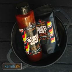 Saus.Guru Solids Currywurst Dust 160 G BlackBag -Outdoorchef-ausverkauf sausguru solids currywurst dust 160 g blackbag m 2