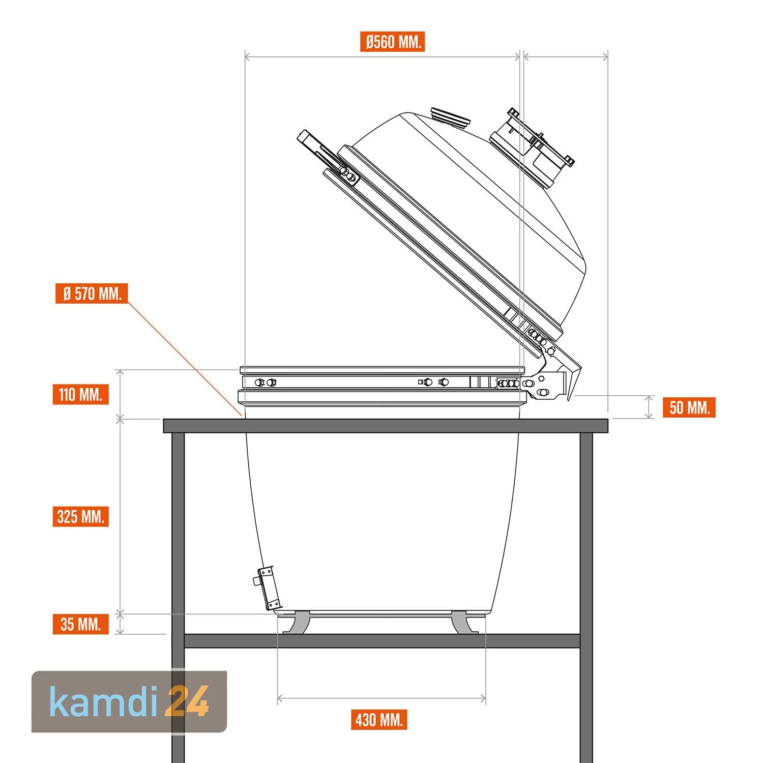 The Bastard VX Large Complete Keramikgrill 14 The Bastard VX Large Complete Keramikgrill – Bild 12