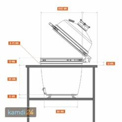 The Bastard VX Medium Complete Keramikgrill -Outdoorchef-ausverkauf the bastard vx medium complete keramikgrill 25476 m 11