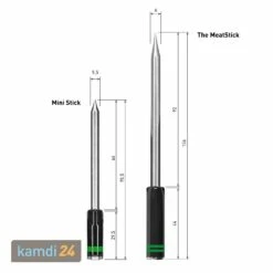 The MeatStick Mini Einzelstick Temperaturfühler Grün -Outdoorchef-ausverkauf the meatstick mini einzelstick temperaturfuehler gruen 20503 m 5