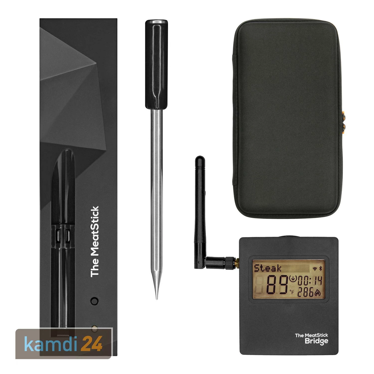 The MeatStick Set 3: The MeatStick Inkl. Ladegerät, WiFi Bridge Und Transporttasche 3 The MeatStick Set 3: The MeatStick Inkl. Ladegerät, WiFi Bridge Und Transporttasche