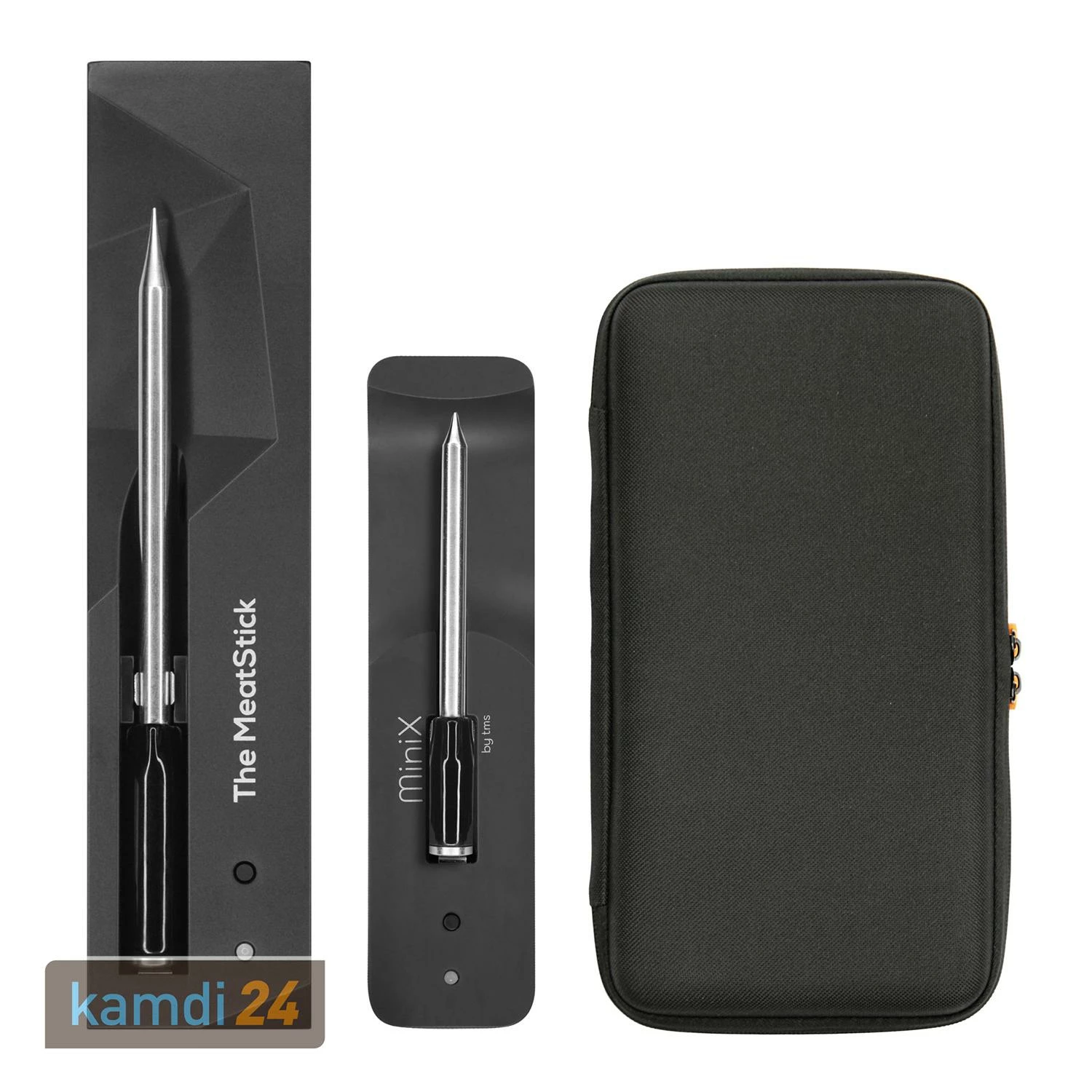 The MeatStick Set 7: The MeatStick Inkl. Ladegerät + The MeatStick Mini Inkl. Bluetooth Xtender Ladegerät + Transporttasche 3 The MeatStick Set 7: The MeatStick Inkl. Ladegerät + The MeatStick Mini Inkl. Bluetooth Xtender Ladegerät + Transporttasche