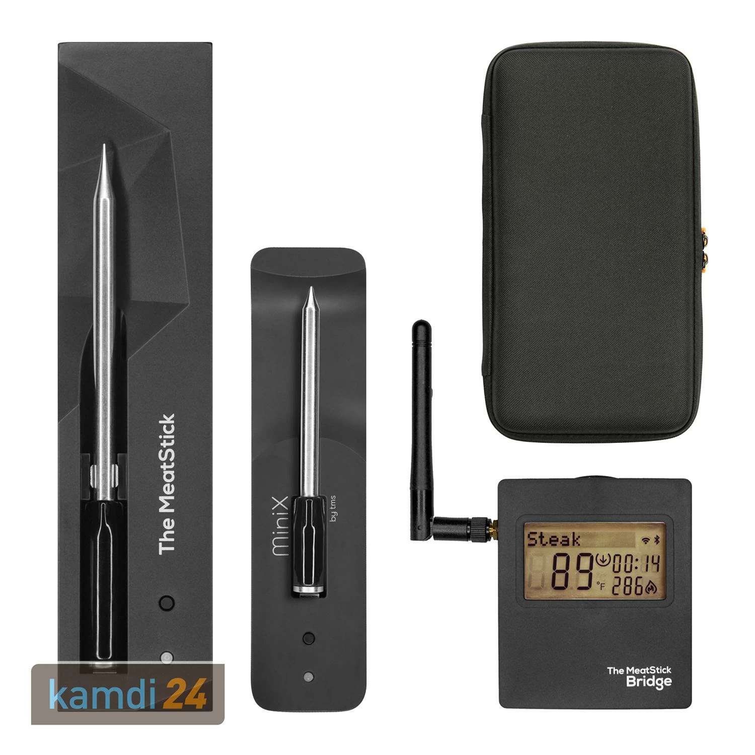 The MeatStick Set 8: The MeatStick Inkl. Ladegerät + The MeatStick Mini Inkl. Bluetooth Xtender Ladegerät Und WiFi Bridge + Transporttasche 3 The MeatStick Set 8: The MeatStick Inkl. Ladegerät + The MeatStick Mini Inkl. Bluetooth Xtender Ladegerät Und WiFi Bridge + Transporttasche