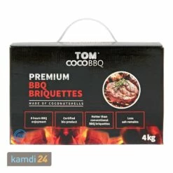 TOM COCO Grill-Kokoskohle Briketts, Quader, 2 X 4 Kg (8 Kg) -Outdoorchef-ausverkauf tom coco grill kokoskohle briketts quader 2 x 4 kg 8 kg 15544 m 1