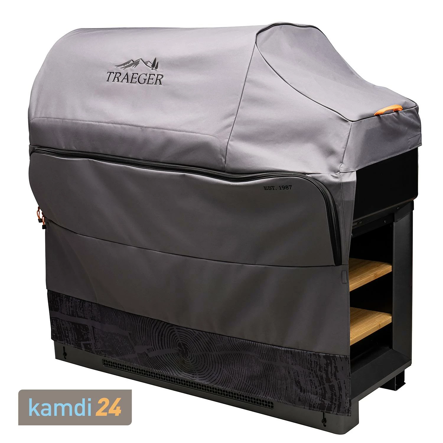 Traeger Abdeckhaube Für Timberline XL Eingebaut 4 Traeger Abdeckhaube Für Timberline XL Eingebaut – Bild 2