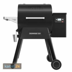 Traeger IRONWOOD 650 Pellet Grill Schwarz Inkl. Abdeckhaube, Ablaufblech-Schutzfolie + Hartholz Pellets Cherry 9 Kg -Outdoorchef-ausverkauf traeger ironwood 650 pellet grill schwarz inkl abdeckhaube ablaufblech schutzfolie hartholz pellets cherry 9 kg 21320 m 2