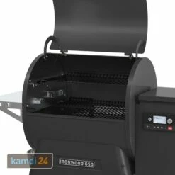 Traeger IRONWOOD 650 Pellet Grill Schwarz Inkl. Abdeckhaube, Ablaufblech-Schutzfolie + Hartholz Pellets Cherry 9 Kg -Outdoorchef-ausverkauf traeger ironwood 650 pellet grill schwarz inkl abdeckhaube ablaufblech schutzfolie hartholz pellets cherry 9 kg 21320 m 5
